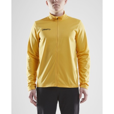 Craft Sport Training Jacket Squad - without side pockets, comfortable and functional - yellow Men